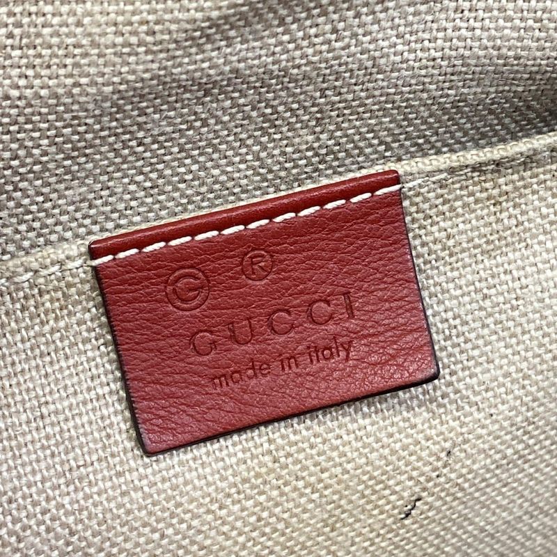 Gucci Handbag Micro Guccissima Red Leather