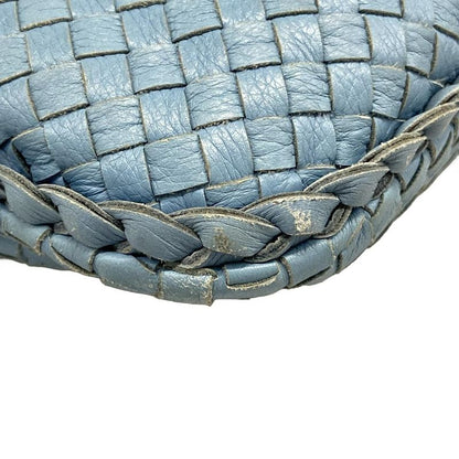 Bottega Veneta Handbag Bag Light Blue Eyelet Leather