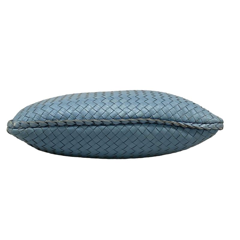 Bottega Veneta Handbag Bag Light Blue Eyelet Leather