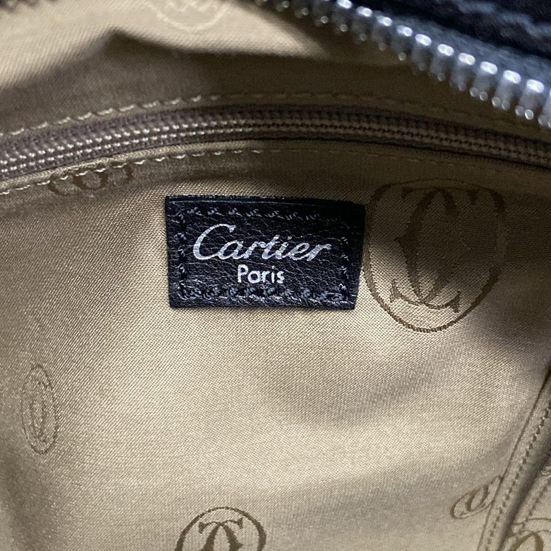 Cartier Handbag Marcello Black Leather