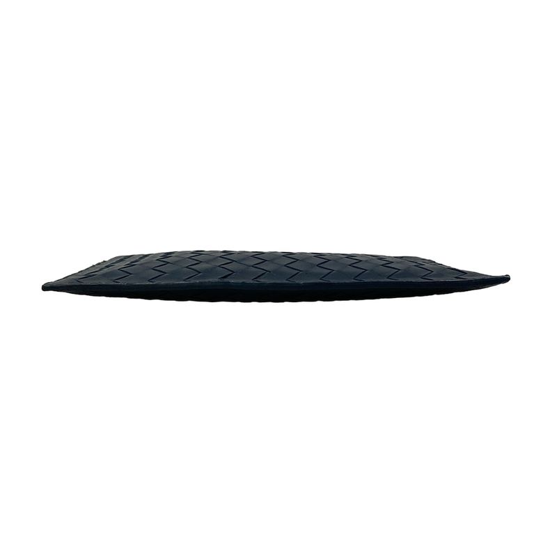 Bottega Veneta Clutch Intrecciato Navy Leather