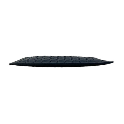 Bottega Veneta Clutch Intrecciato Navy Leather