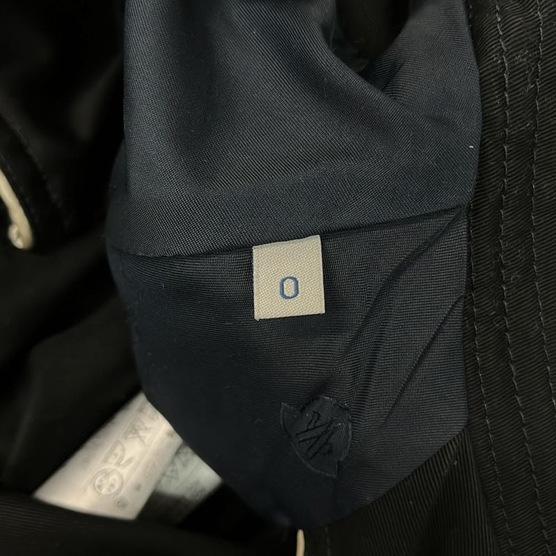 Moncler Jacket 0 XS Dark Navy Long Sleeve Spring Autumn