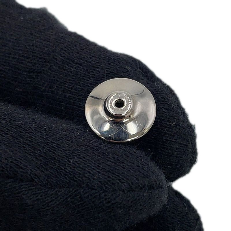 Hermes Brooch Cheval Brown Silver Metal