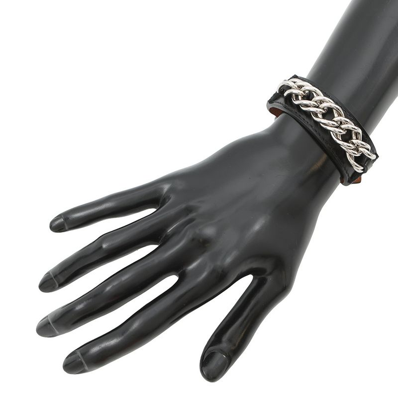 Hermes Bracelet Leni Black Silver