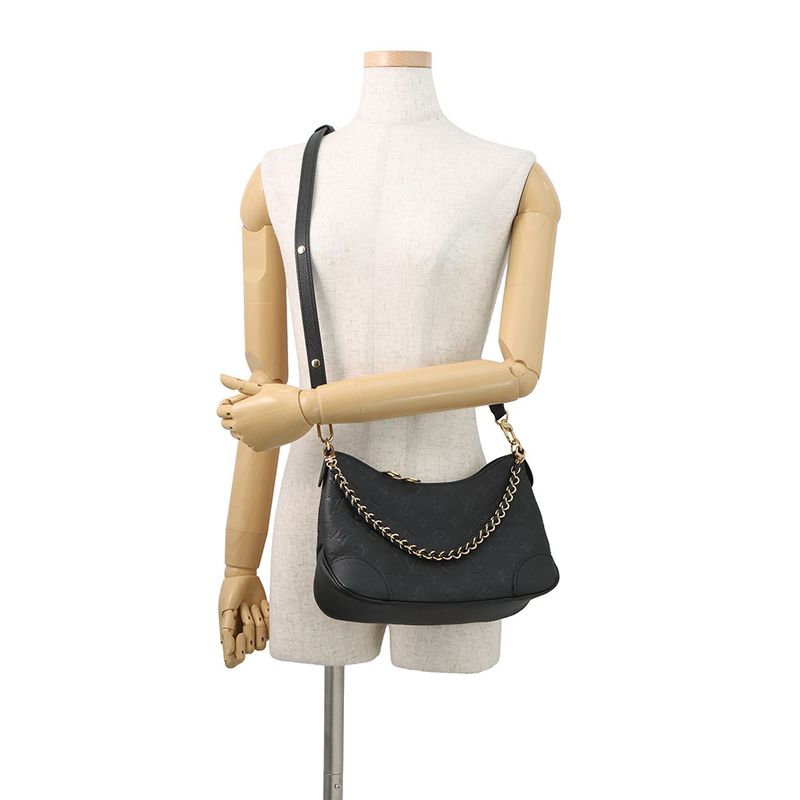 Louis Vuitton Shoulder Bag Monogram Empreinte Boulogne PM 2-Way Noir Black