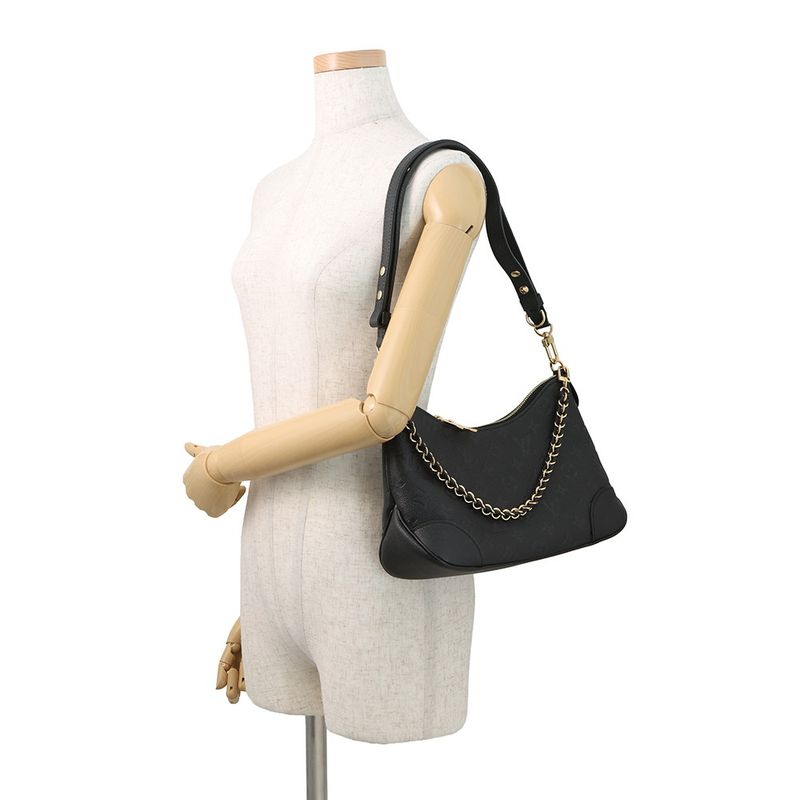 Louis Vuitton Shoulder Bag Monogram Empreinte Boulogne PM 2-Way Noir Black