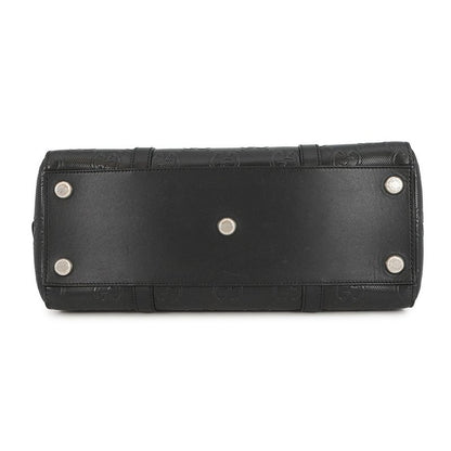 Gucci Tote GG Embossed Leather Black