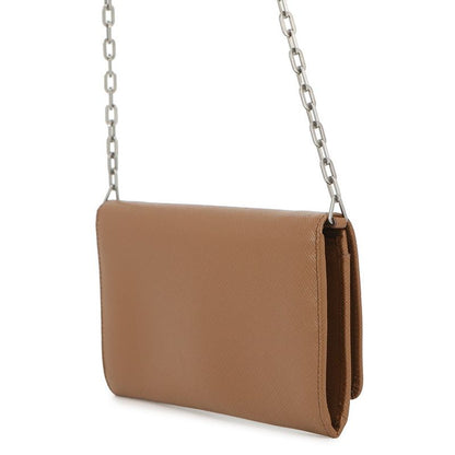 Prada Chain Wallet Saffiano Logo