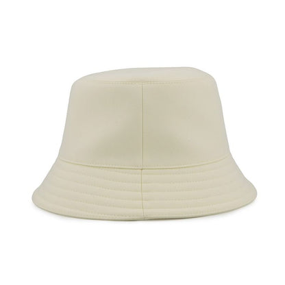 Hermes Hat Harper-h Electric Embroidery Cotton 59 Bucket Blanc Lotus