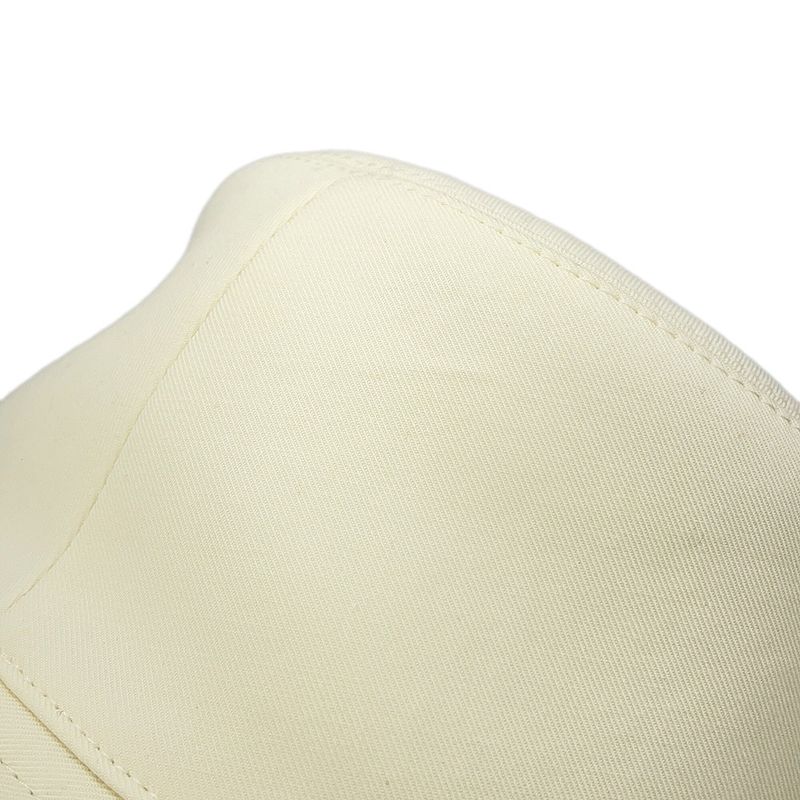 Hermes Hat Harper-h Electric Embroidery Cotton 59 Bucket Blanc Lotus