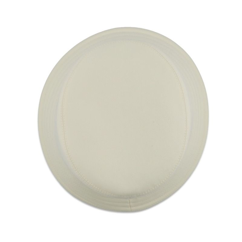 Hermes Hat Harper-h Electric Embroidery Cotton 59 Bucket Blanc Lotus