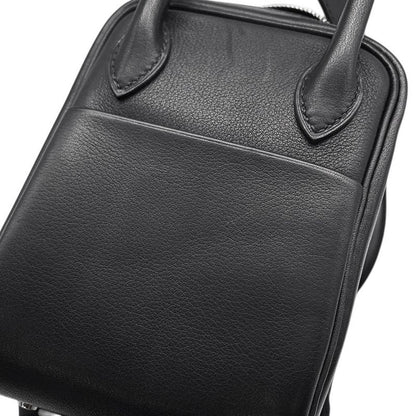 Hermes Lindy Mini Black Silver Volupt 2-Way
