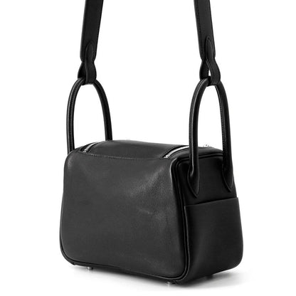 Hermes Lindy Mini Black Silver Volupt 2-Way