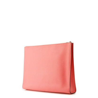 Hermes Pouch Zip Ando Roseuete Silver Roseate