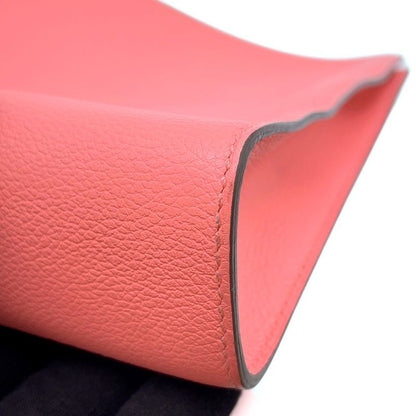 Hermes Pouch Zip Ando Roseuete Silver Roseate