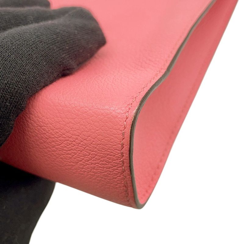 Hermes Pouch Zip Ando Roseuete Silver Roseate