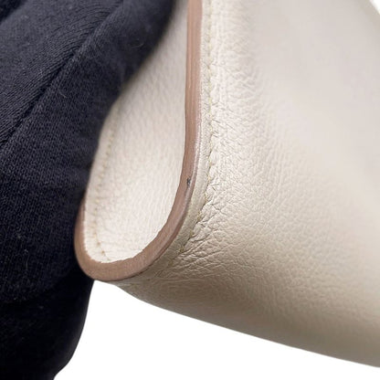 Hermes Clutch Zip Tablet Beton Silver Color Second
