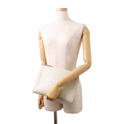 Hermes Clutch Zip Tablet Beton Silver Color Second