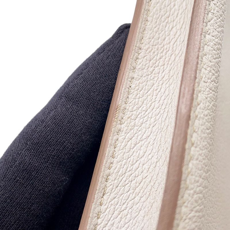 Hermes Clutch Zip Tablet Beton Silver Color Second