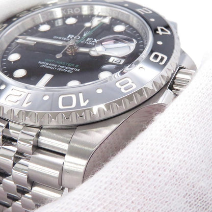 Rolex Gmt Master 2 Roulette Watch Black Dial