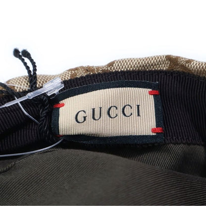 Gucci GG Canvas Flat Cap Beige