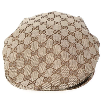 Gucci GG Canvas Flat Cap Beige