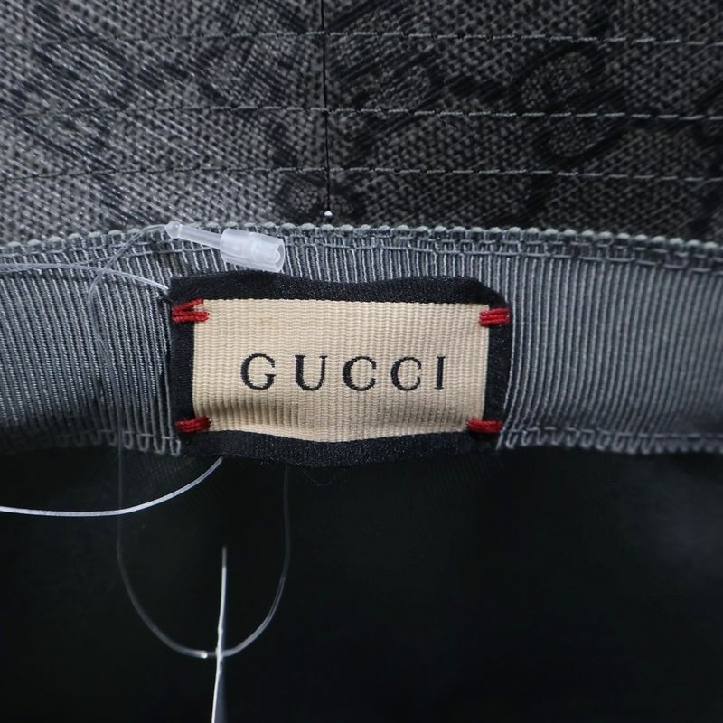 Gucci Fedora Not Defined GG Supreme Bucket Hat Gray