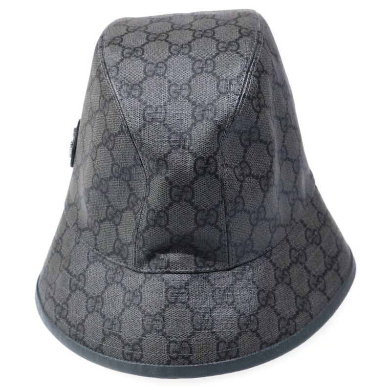 Gucci Fedora Not Defined GG Supreme Bucket Hat Gray