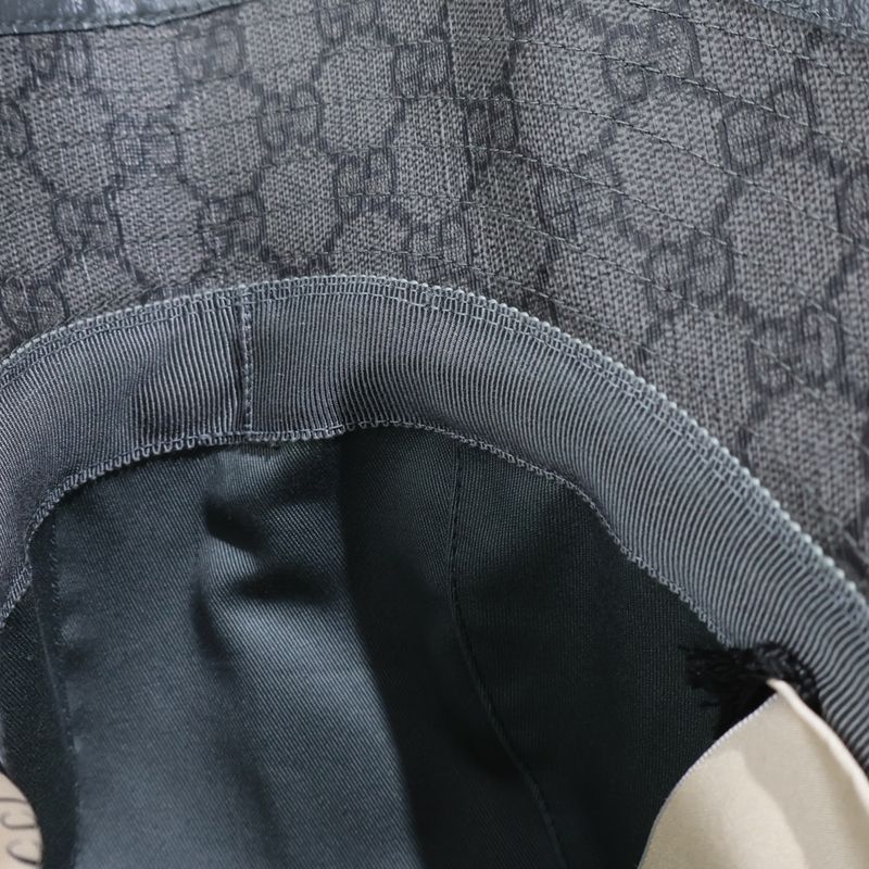 Gucci Fedora Not Defined GG Supreme Bucket Hat Gray