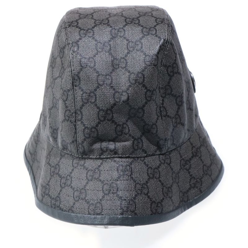 Gucci Fedora Not Defined GG Supreme Bucket Hat Gray
