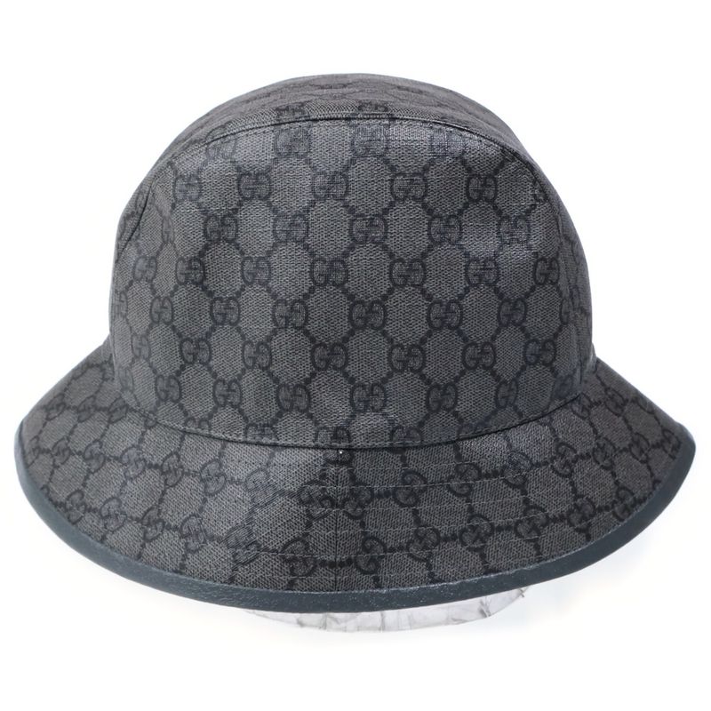 Gucci Fedora Not Defined GG Supreme Bucket Hat Gray