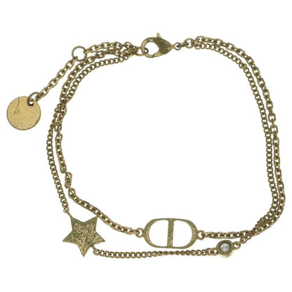 Dior Logo Lightstone Bracelet Star Gold