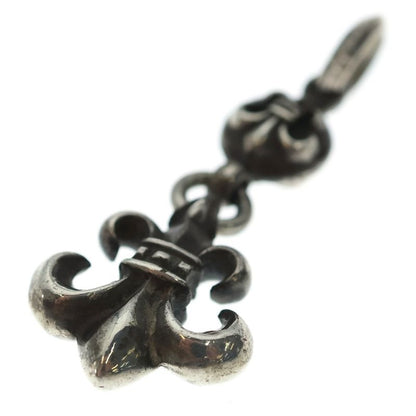 Chrome Hearts BS Fleur Charm Silver Necklace Top