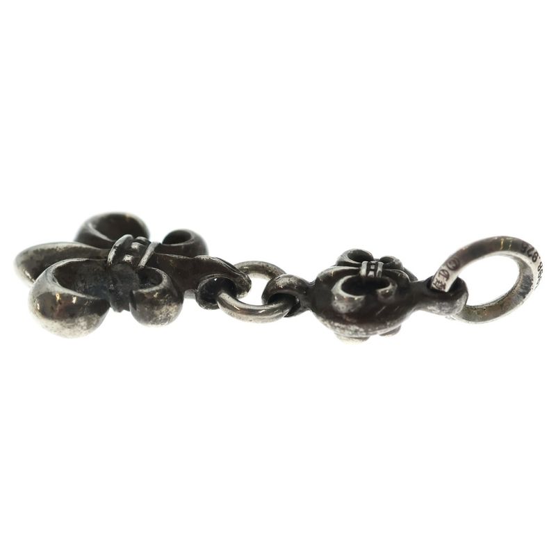 Chrome Hearts BS Fleur Charm Silver Necklace Top