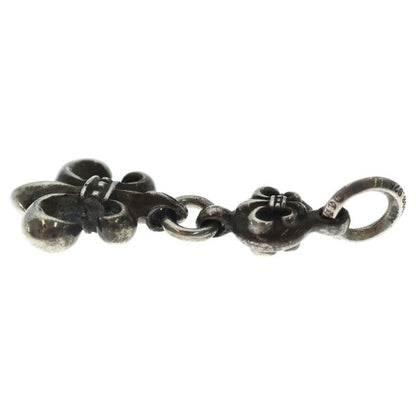 Chrome Hearts BS Fleur Charm Silver Necklace Top