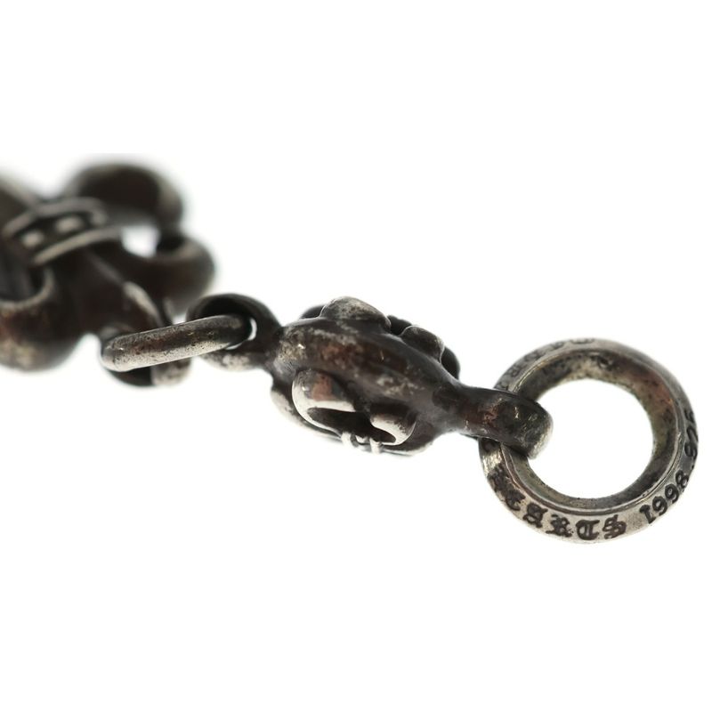 Chrome Hearts BS Fleur Charm Silver Necklace Top