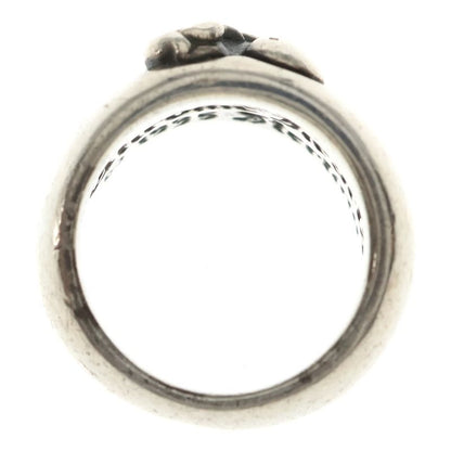 Chrome Hearts Heart in Band Silver Ring
