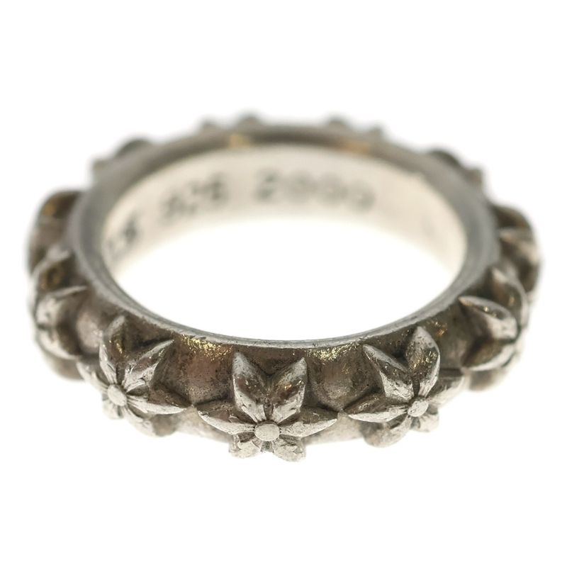 Chrome Hearts Star Band Silver Ring