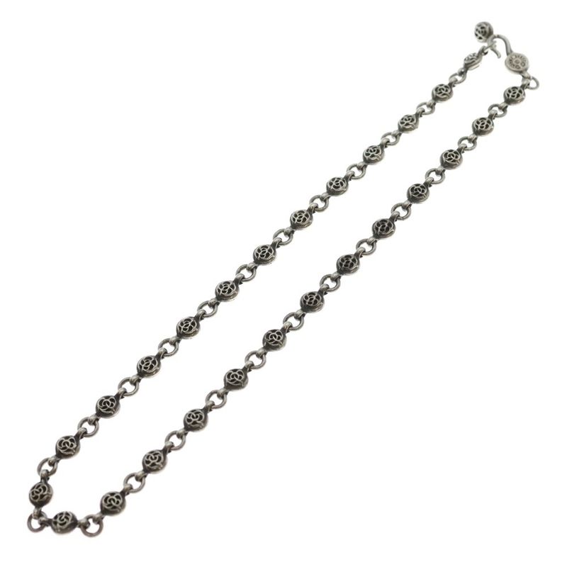 Chrome Hearts 1 Flrlbl Chn Floral Ball Chain Necklace