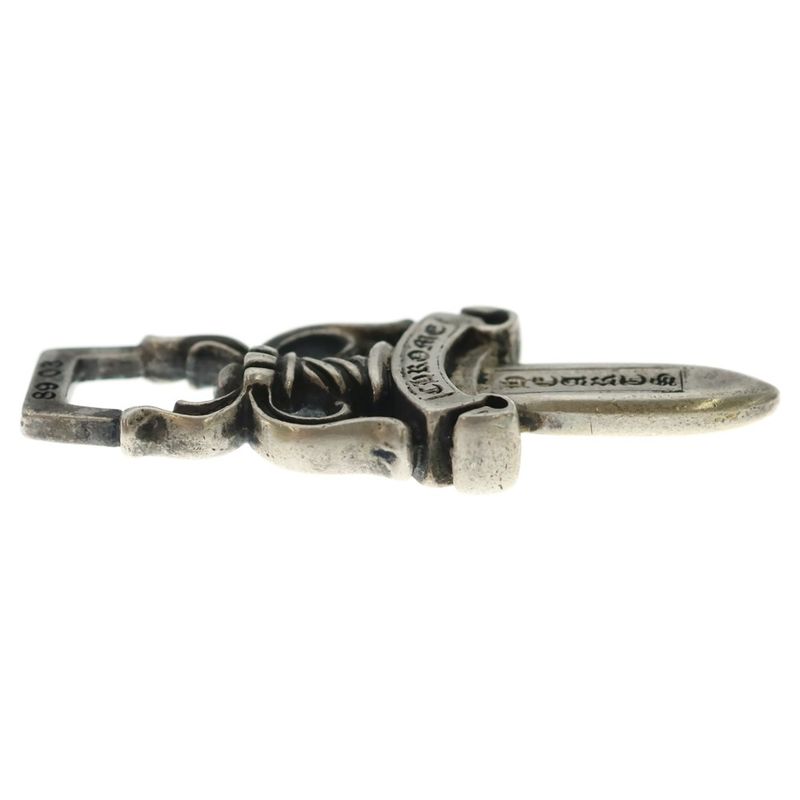 Chrome Hearts 10 Dagger Pendant Top Silver