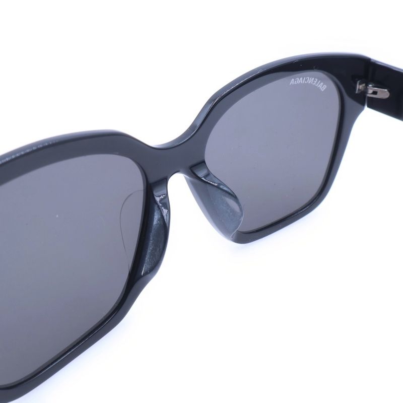Balenciaga Log Square Sunglasses Black Cles