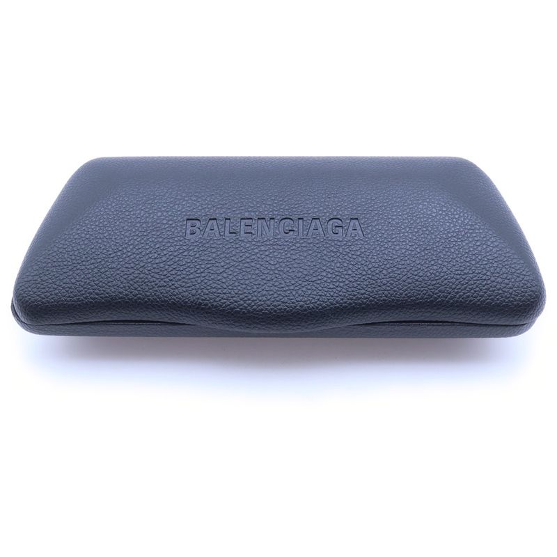 Balenciaga Log Square Sunglasses Black Cles