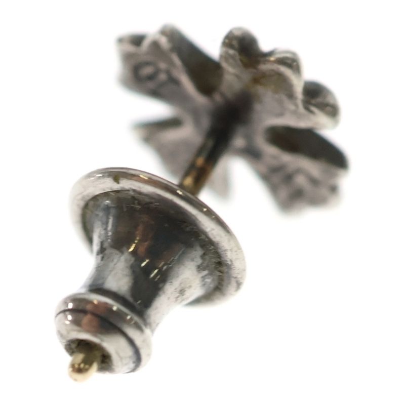 Chrome Hearts No2 CH Pls Plus Stud Earrings Silver