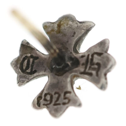 Chrome Hearts No2 CH Pls Plus Stud Earrings Silver