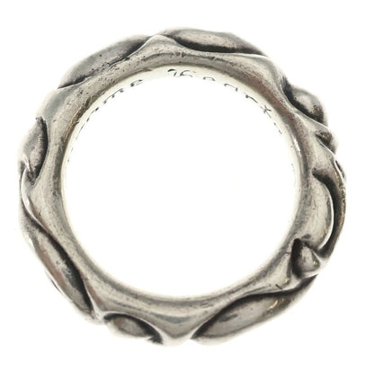 Chrome Hearts Scrl Band Scroll Ring Silver