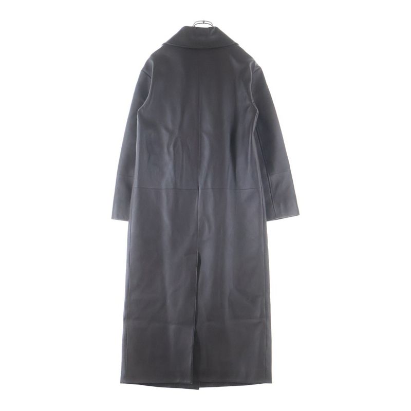 Loewe Pleated Coat in Nappa Lambskin Pressed