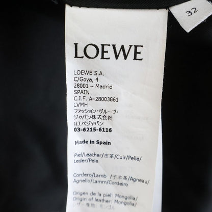 Loewe Pleated Coat in Nappa Lambskin Pressed