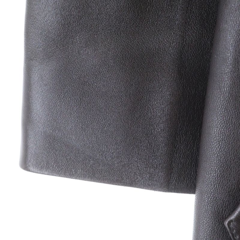 Loewe Pleated Coat in Nappa Lambskin Pressed