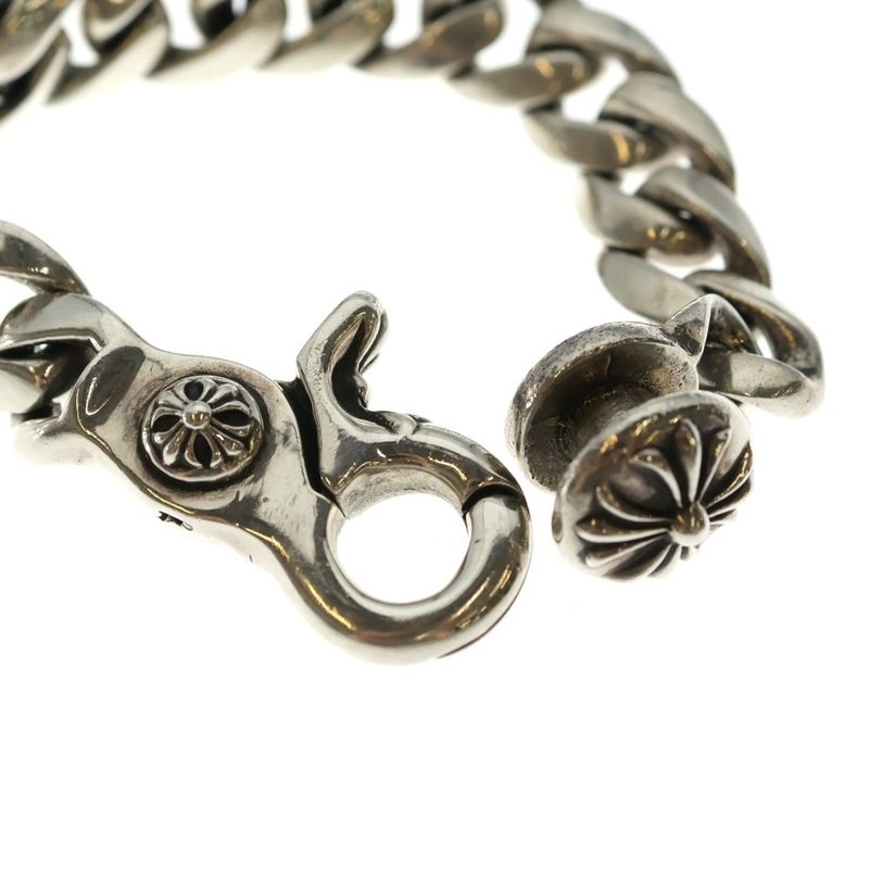Chrome Hearts Clsc Chn Lnk Classic Link Clip Bracelet 13 Links Silver